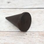 Solid steel cone mandrel stake with square shank for ring forming, jewelry making, blacksmithing and metal shaping.