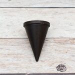 Solid steel cone mandrel stake with square shank for ring forming, jewelry making, blacksmithing and metal shaping.