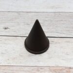 Solid steel cone mandrel stake with square shank for ring forming, jewelry making, blacksmithing and metal shaping.