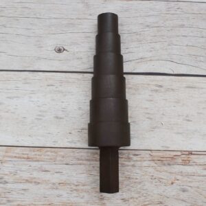 Premium Steel Stepped Mandrel Tool with Square Shank for Ring Forming, Tube Expansion, Jewelry Making & Blacksmithing