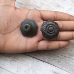 Vintage Cast Iron Flower Cabinet Knobs Set of 10 , Rustic Drawer Knobs - Image 7