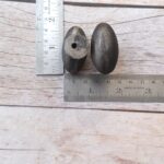 Vintage Cast Iron Oval Cabinet Knobs Set of 10 – Rustic Drawer Pull Handles for Kitchen Cabinets & Furniture (1)