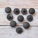 Vintage Cast Iron Round Cabinet Knob – Antique Black Decorative Furniture Knob 10 Pcs Lot - Image 5