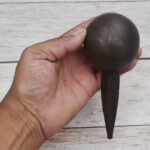 Vintage iron Ball Anvil Blacksmith Hardy Tool Stake mashroom anvil tool - Image 5