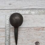 Vintage iron Ball Anvil Blacksmith Hardy Tool Stake mashroom anvil tool - Image 8