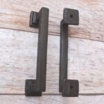 Modern Cast Iron Cabinet Pull Handles – Rustic Black Drawer Handles for Kitchen Cabinets, Dressers & Furniture 6 Pcs Lot - Image 9