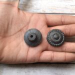 Set of 10 Vintage Round Cast Iron Cabinet Knobs – Rustic Antique Drawer Pull Knobs for Kitchen Cabinets, Dressers, Cupboards - Image 5