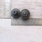 Set of 10 Vintage Round Cast Iron Cabinet Knobs – Rustic Antique Drawer Pull Knobs for Kitchen Cabinets, Dressers, Cupboards - Image 4