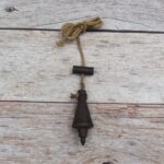 Vintage Miniature Handmade collectible iron leveling plumb bob tool salvage rustic Tool - Image 6