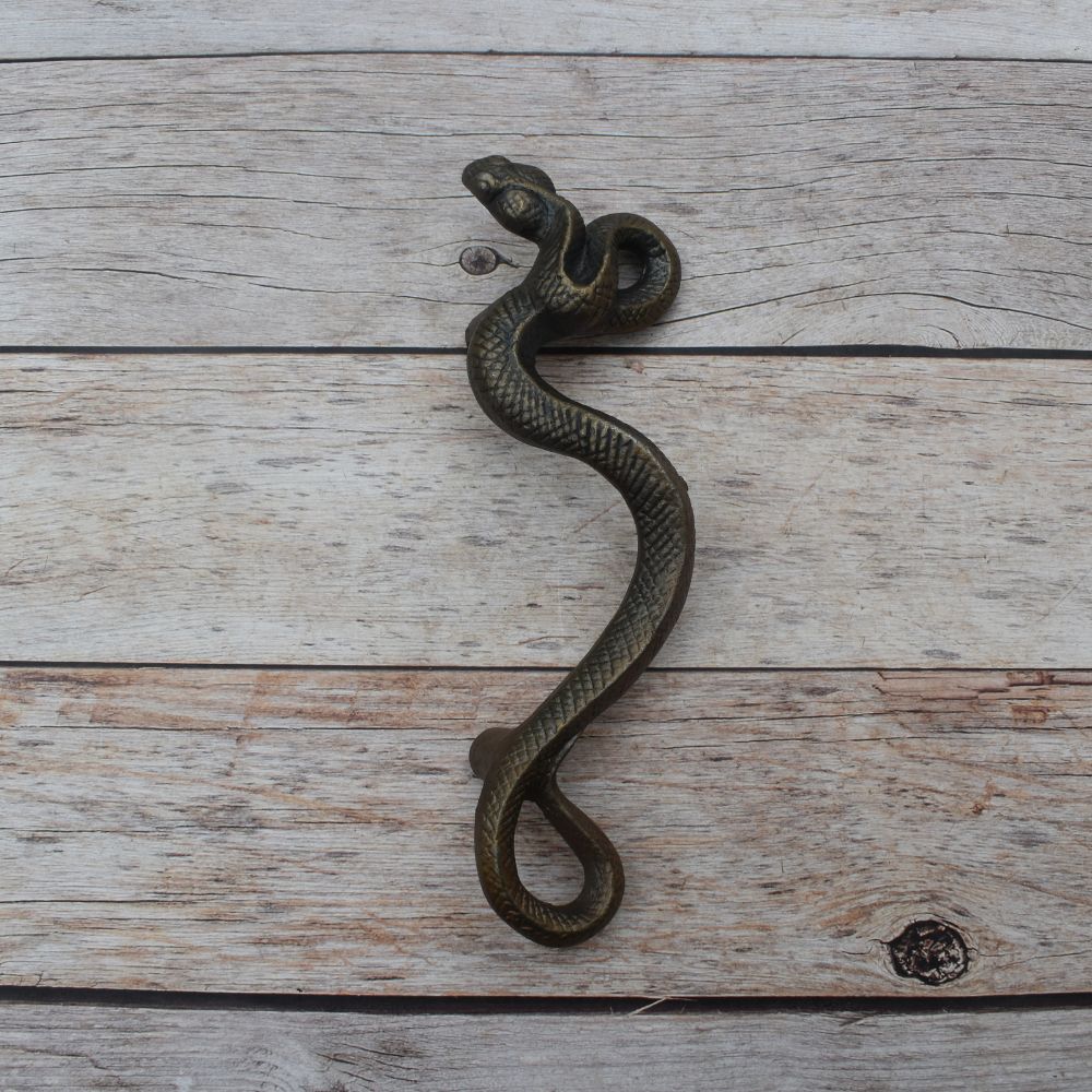 rattlesnake door pull, rattlesnake door handle, snake pull handle, cast iron snake handle, antique brass door pull, vintage door handle, rustic door hardware, western door handle, barn door pull, decorative snake handle, cabinet pull handle, wardrobe handle, gothic door hardware, farmhouse hardware, antique furniture handle, cast iron pull handle, reptile door handle, rustic cabinet hardware, vintage gate handle, restoration hardware