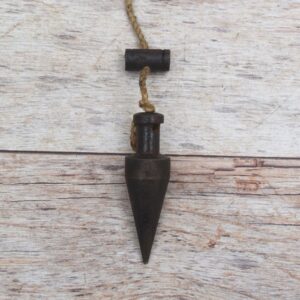 Traditional Masonry & Carpentry Alignment Tool | Antique Style Surveying Plumb Line
