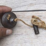 Traditional Iron Plumb Bob – Accurate Vertical Alignment Tool with Antique Finish