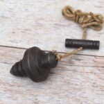 Traditional Iron Plumb Bob – Accurate Vertical Alignment Tool with Antique Finish