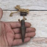 Vintage Miniature collectible iron leveling plumb bob tool salvage rustic Tool - Image 6