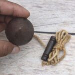 Vintage Iron Plumb Bob with String & Handle Antique Masonry, Carpentry & Surveying Tool - Image 6