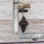 Vintage Style Miniature iron collectible plumb bob leveling tool salvage rustic Tool - Image 4