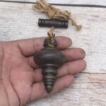 Vintage Style Miniature iron collectible plumb bob leveling tool salvage rustic Tool - Image 5