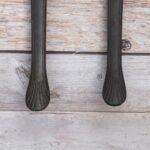 17" Inch Vintage Style Large Cast iron Lion Face Gate door cabinet screen handles pull 2 Pcs - Image 4