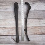 17" Inch Vintage Style Large Cast iron Lion Face Gate door cabinet screen handles pull 2 Pcs - Image 9
