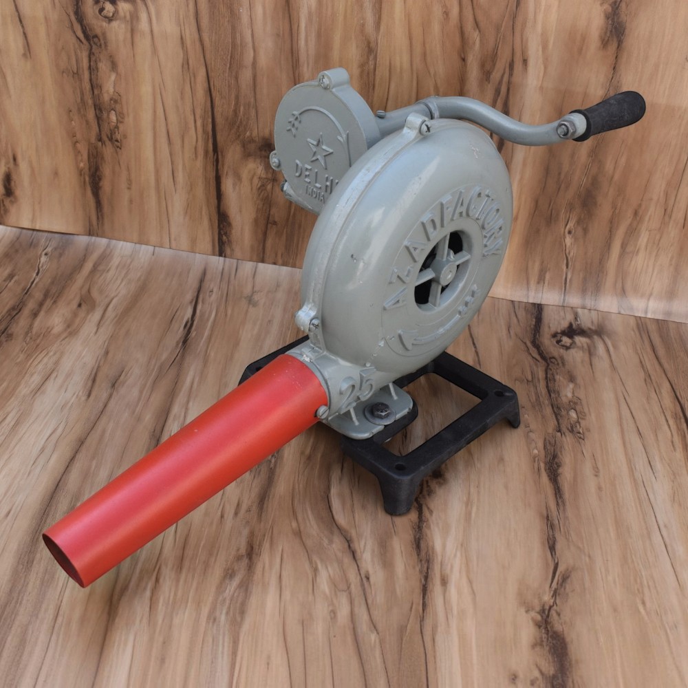 Blacksmith Vintage Style Aluminium Hand Blower Crank Forge Air Blower NO. 25