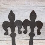 Vintage iron French Style gate door dummy hinges