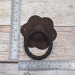 Set of 4 Hand-Forged Style Twisted Ring Pulls for Cabinets, Drawers & Doors