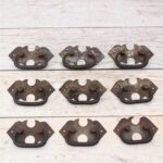 Set of 10 Antique Style Iron Batwing Drop Bail Drawer Pulls