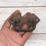 Set of 10 Antique Style Iron Batwing Drop Bail Drawer Pulls